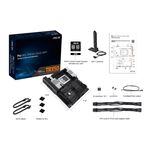 ASUS   SSI CEB Motherboard for AMD Socket sTR5 CPUs
